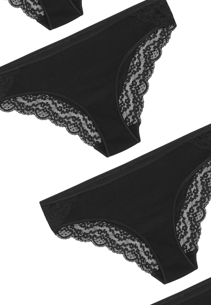 Next Donne Confezione da 4 Slip a Vita Alta sgambati in Pizzo