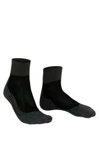 FALKE TK2 COOL SHORT TREKKING MEDIUM CUSHIONING - Calze sportive - black