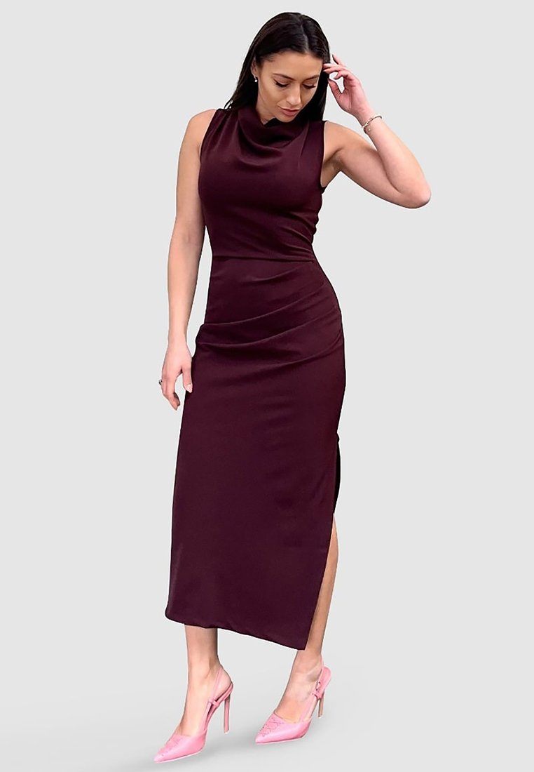 Closet Maxi-jurk bordeauxrood