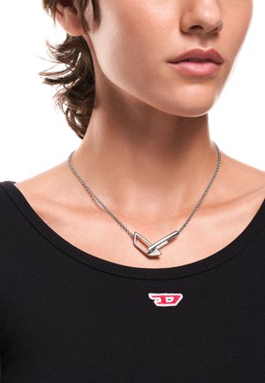 Diesel, DIESEL MEN JEWELRY D-LINK - Halskette - silver-coloured
