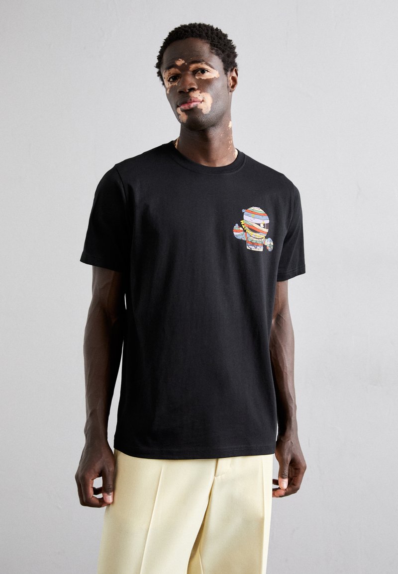 PS Paul Smith - MENS MUMMY HAPPY - T-shirt imprimé - blacks, Agrandir