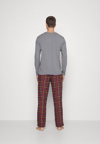 Tommy Hilfiger PANT TEE  - Pyjama set - mid grey heather