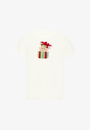 MOSCHINO, T-SHIRT UNISEX - T-shirt imprimé - ivory