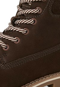 Tamaris ELEGANTE MIT REMOVABLE SOCK - Botines con cordones - mocca