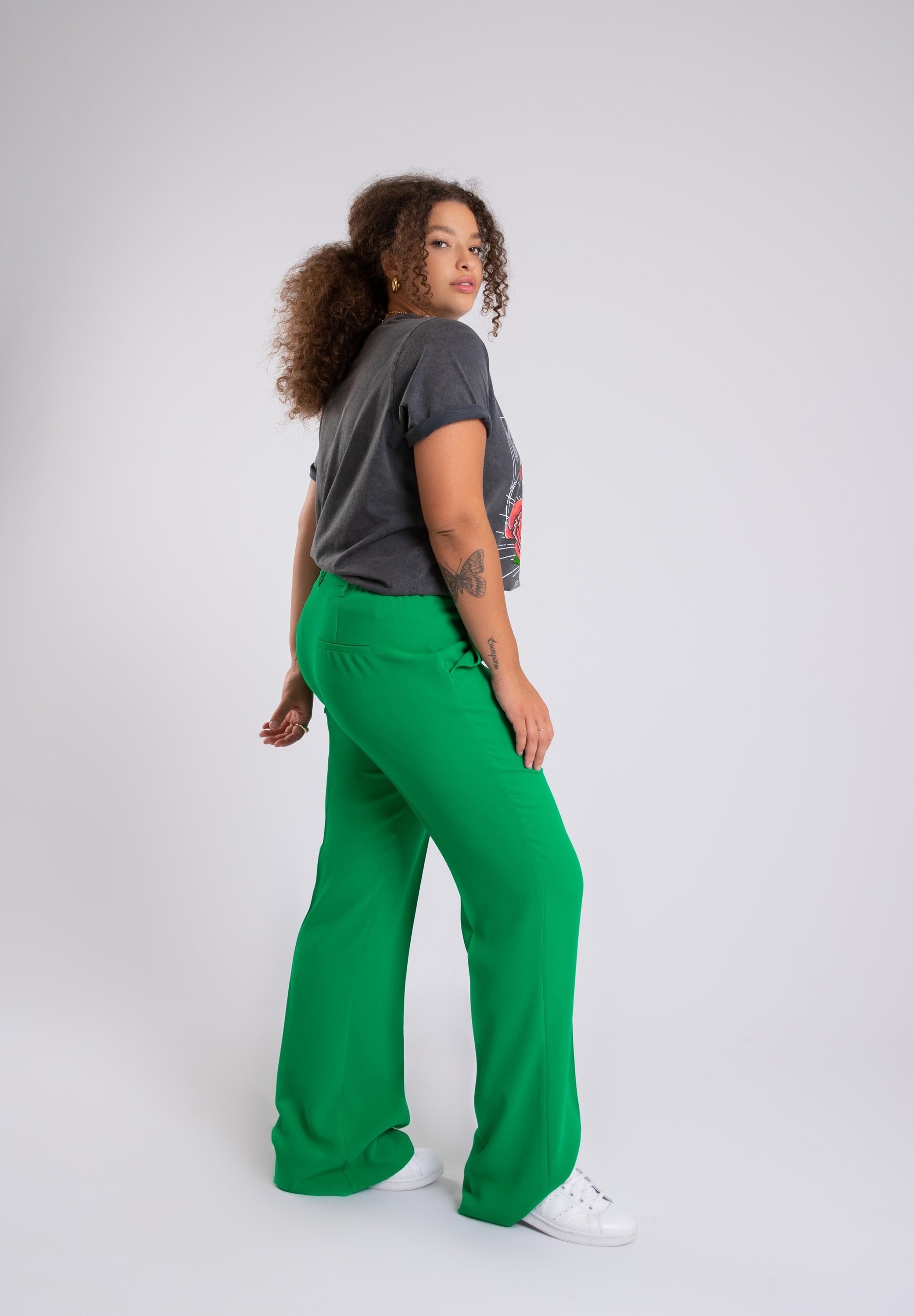 MS Mode Broek - fel groen/Groen - Zalando.nl