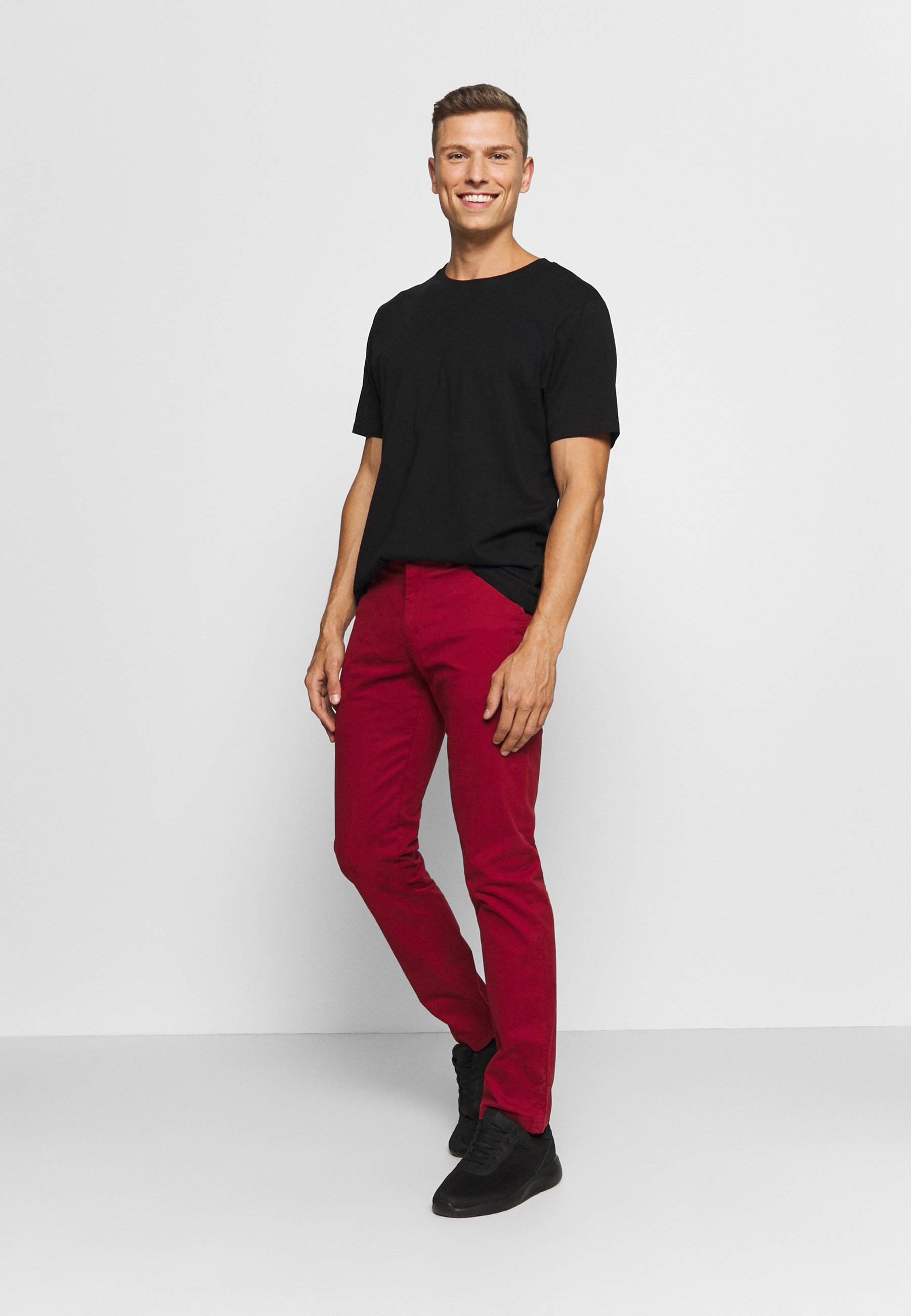 tommy hilfiger red chinos