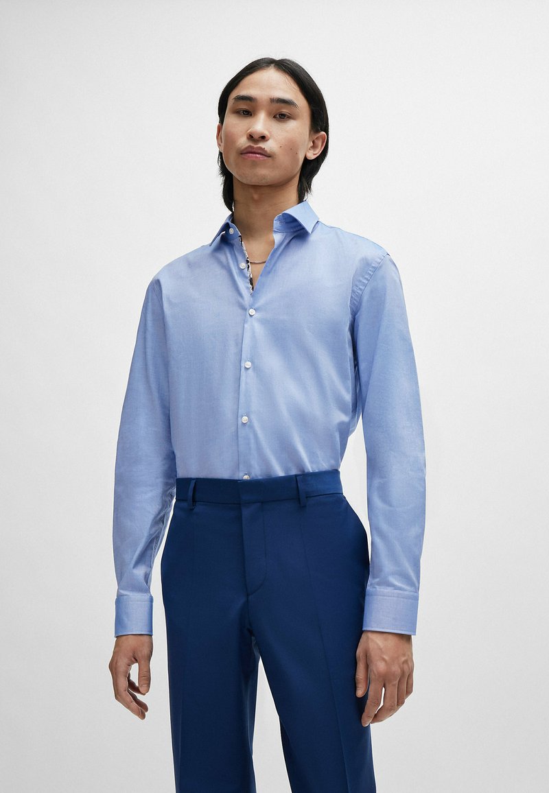 Camicia Elegante Ragazzo Light Blue Con Cravatta E Fazzoletto – Enrico Rossini Manica Lunga - Foto 1