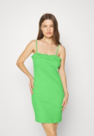 PCTEGAN STRAP DRESS - Vestido de malha - poison green