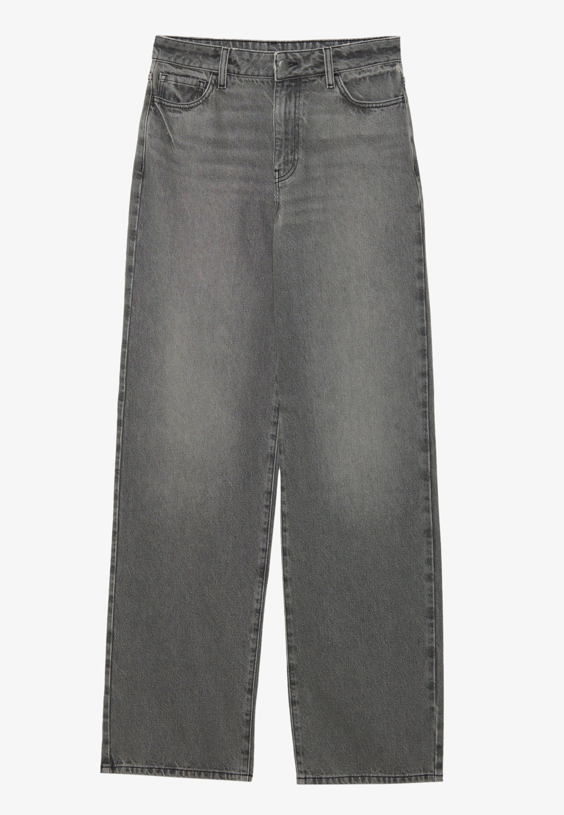 Grey denim relaxed fit jeans