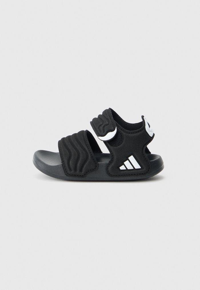 adidas ADILETTE UNISEX - Chanclas de baño - core black/white Black Cloud White (TD)