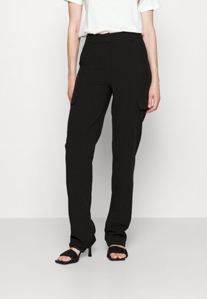 Vero Moda Tall VMZELDA STRAIGHT PANT - Παντελόνι cargo - black