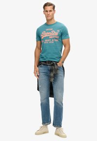 Superdry & Co Camiseta estampada - hydro dark turquoise
