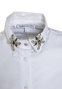 Patrizia Pepe BLOUSES - Skjortebluser - white