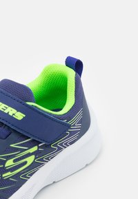 Skechers MICROSPEC - Sneakers - navy/lime/silver