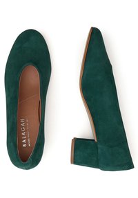 BALAGAN LEILOT - Klassieke pumps - deep green suede