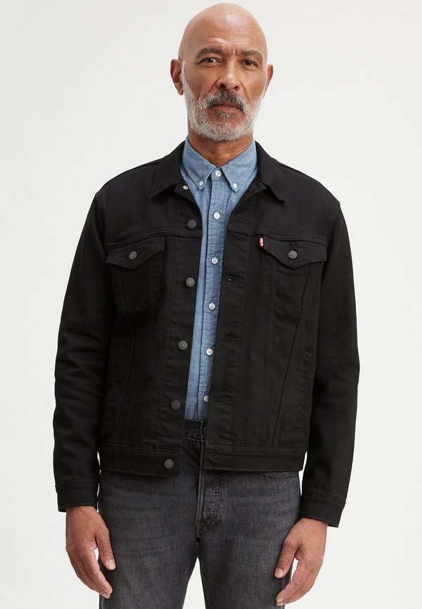 THE TRUCKER JACKET - Denim jacket - dark horse