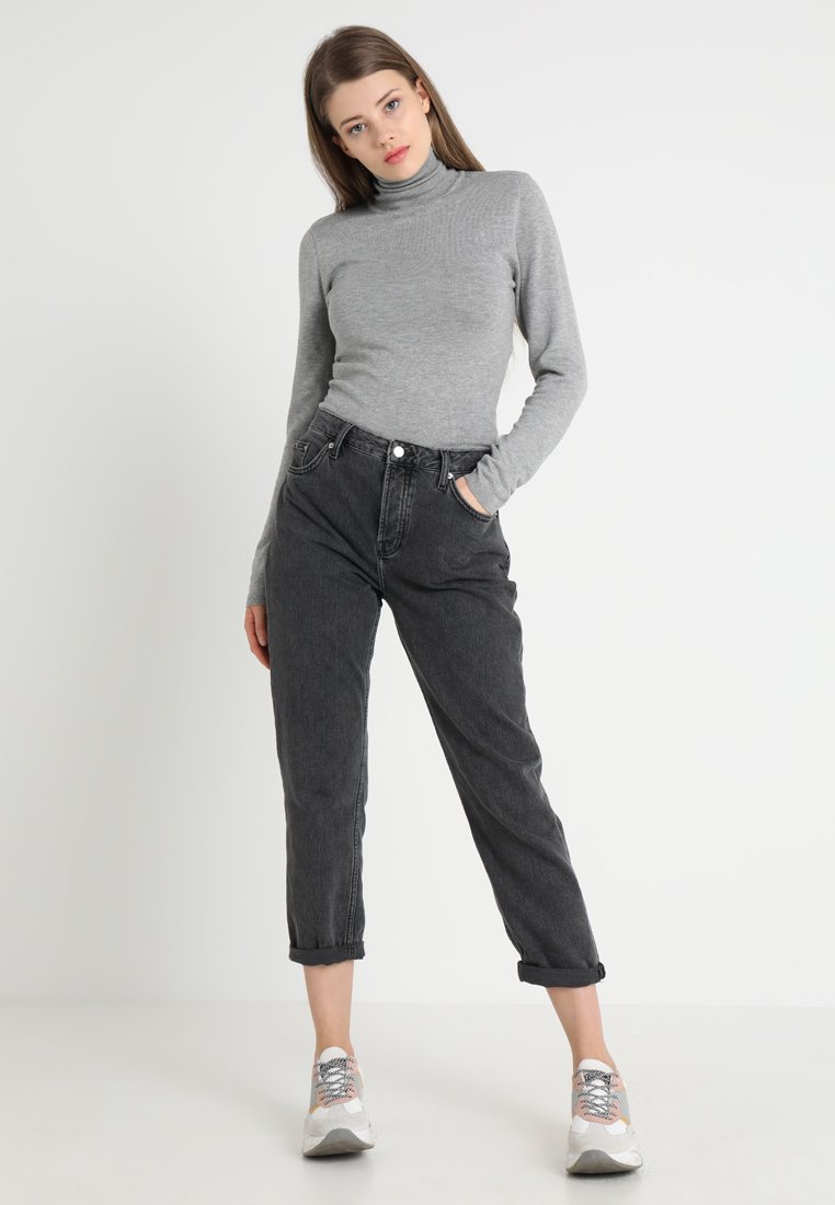 Damen Strickjacken | ICHI MAFA Strickpullover grey melange/grau-meliert - ML23827 Damen Strickjacken | ICHI MAFA Strickpullover grey melange/grau-meliert - ML23827