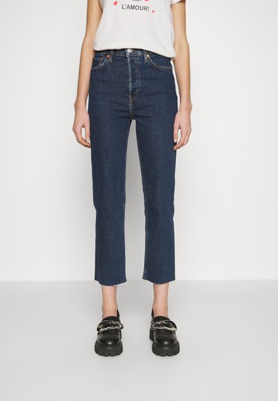 RE/DONE STOVE PIPE - Jeans Straight Leg - dark rinse