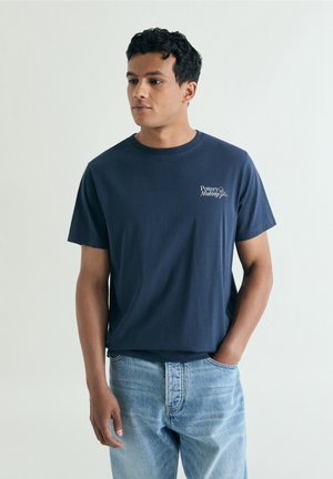 Scalpers, SCALPERS POTTERY STROCKE TEE - Camiseta estampada - navy
