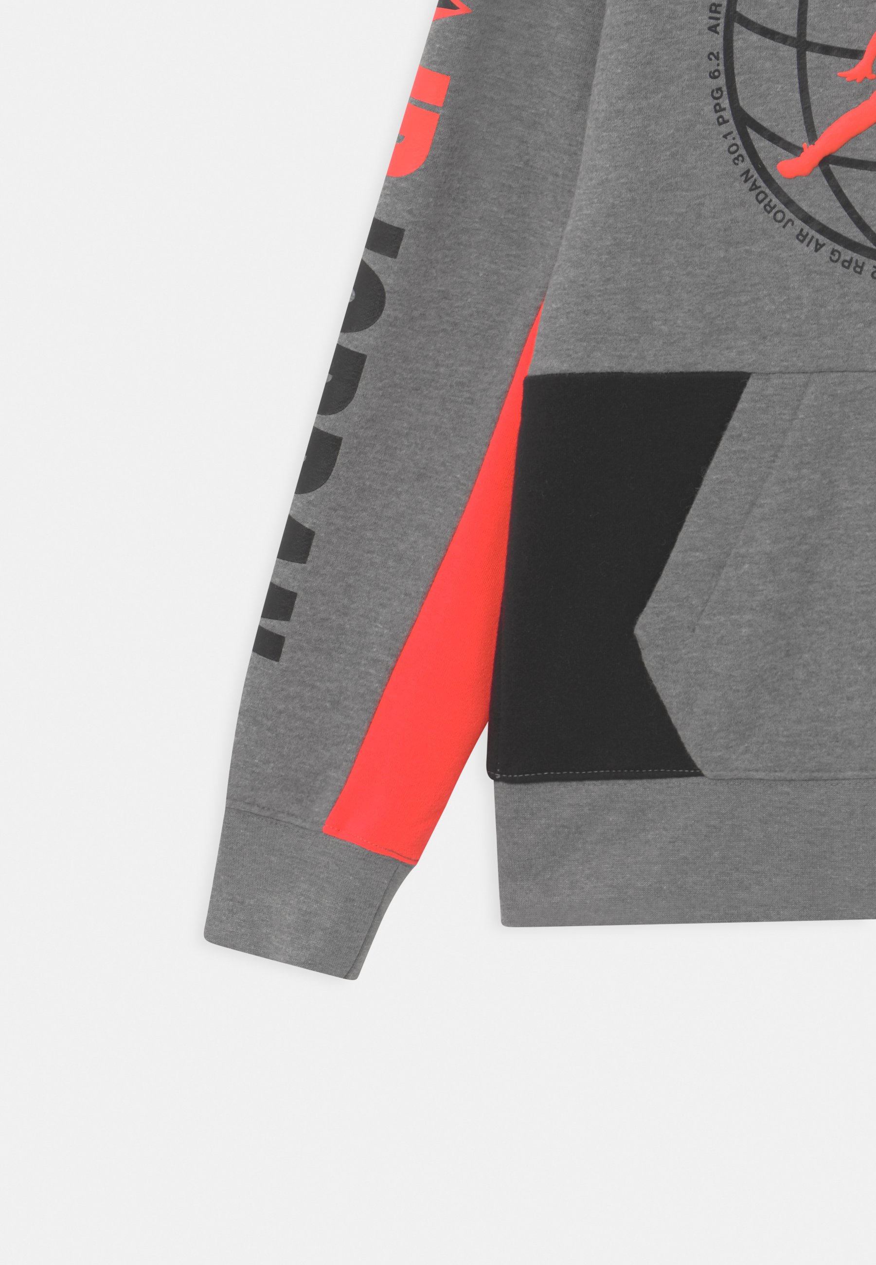 Jordan MOUNTAINSIDE - Jersey con capucha - carbon/gris - Zalando.es