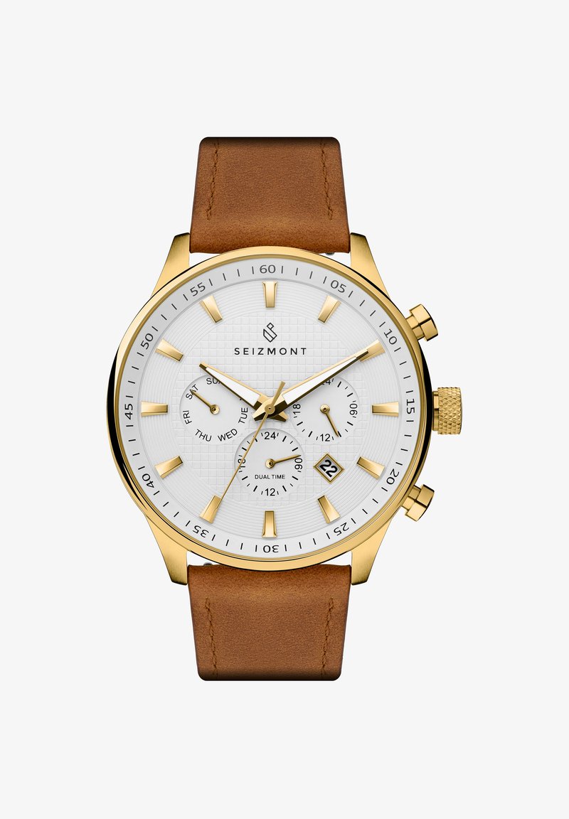 SEIZMONT KONRAD - Kronografklokke - brown