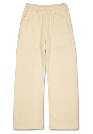 Pegador, ANNI WIDE PANTS - Παντελόνι φόρμας - washed butter yellow/white