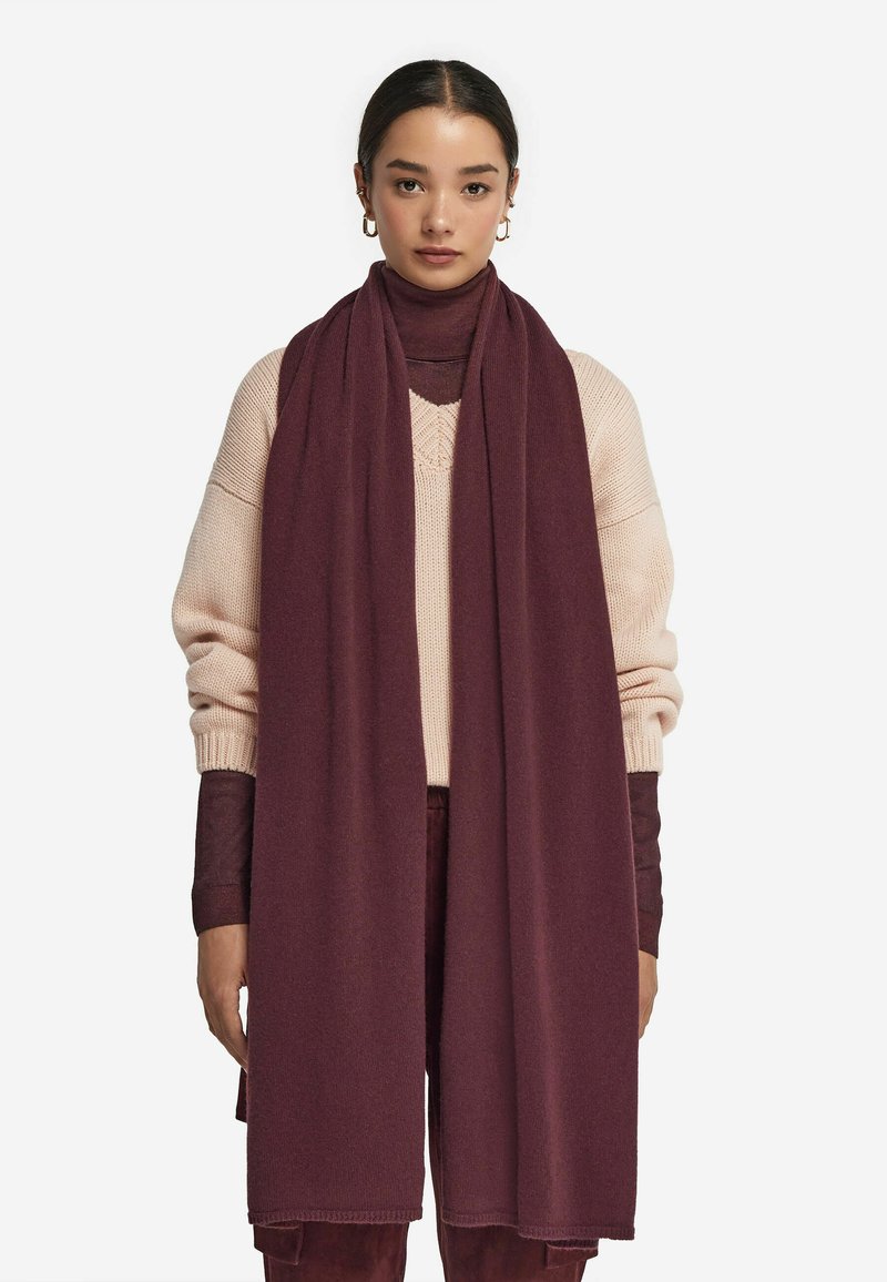 Falconeri STOLA Scarf Burgundy/dark red Zalando