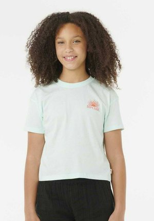 SUNRISE CROP         - Print T-shirt - mint
