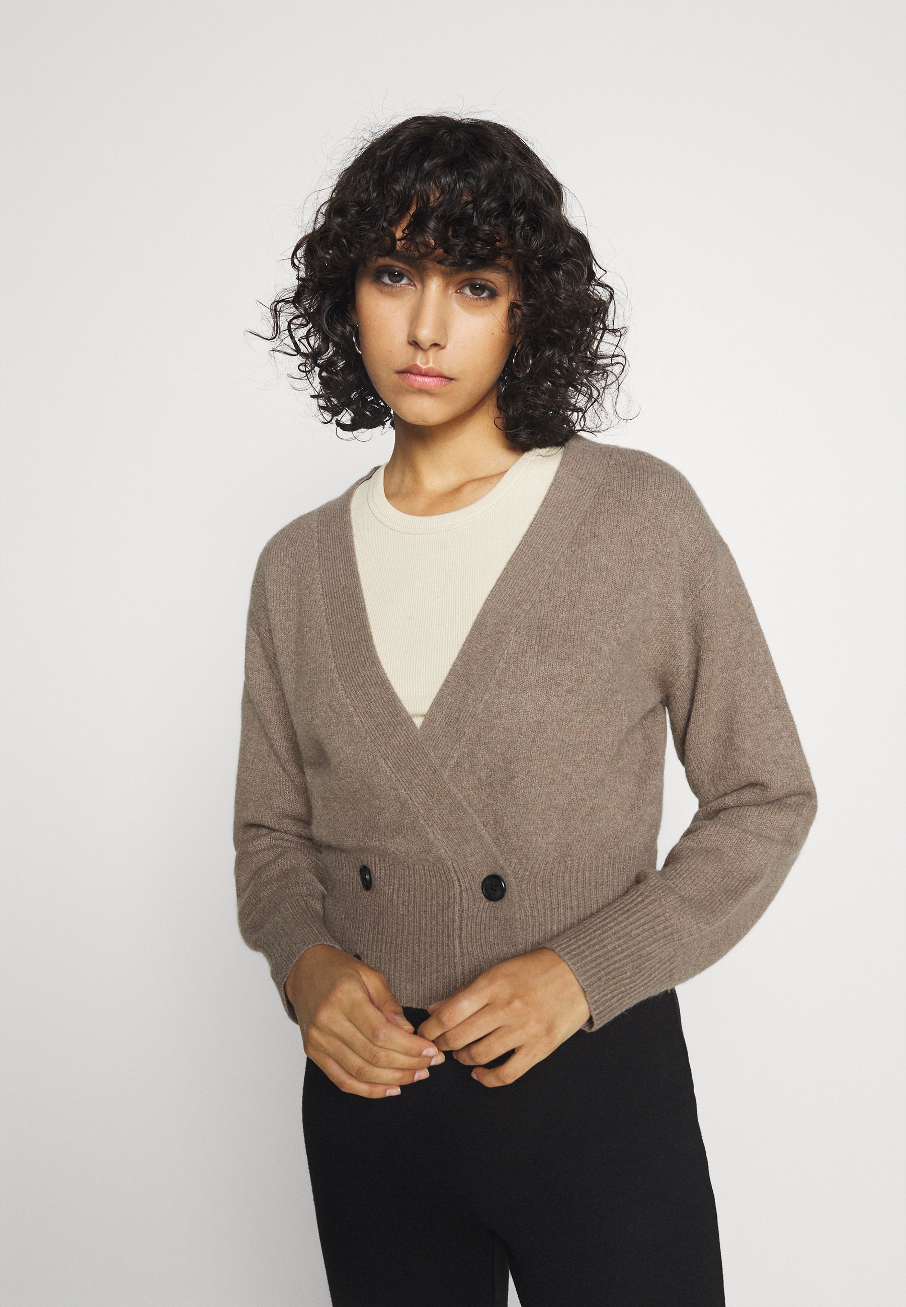 Even\u0026Odd Cardigan - taupe - Zalando.co.uk