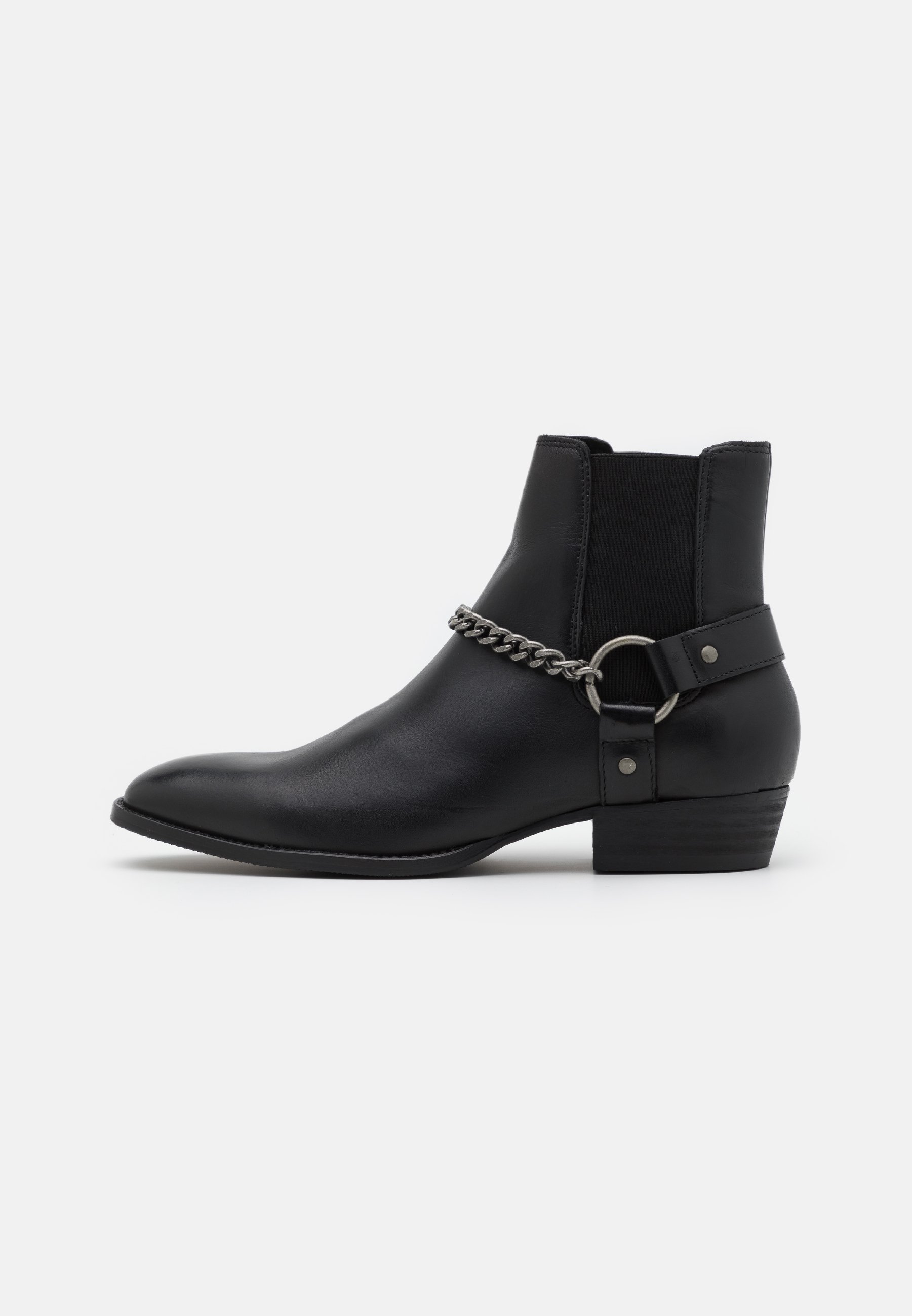 saint laurent chain boots