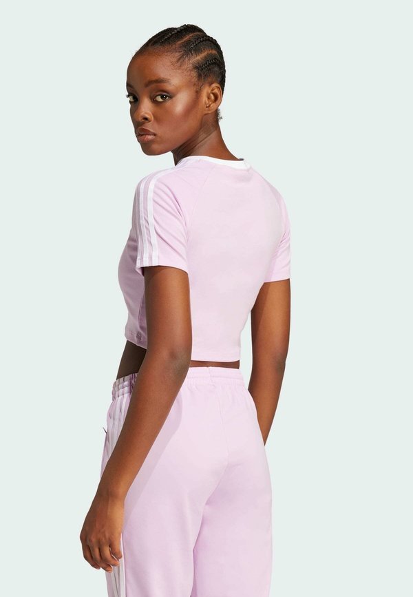 3-STRIPES BABY - Print T-shirt - light orchid2