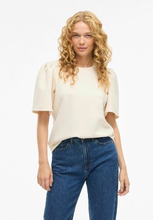 MIT KURZEN ÄRMELN VISANDY RUNDH - T-shirt basique - birch