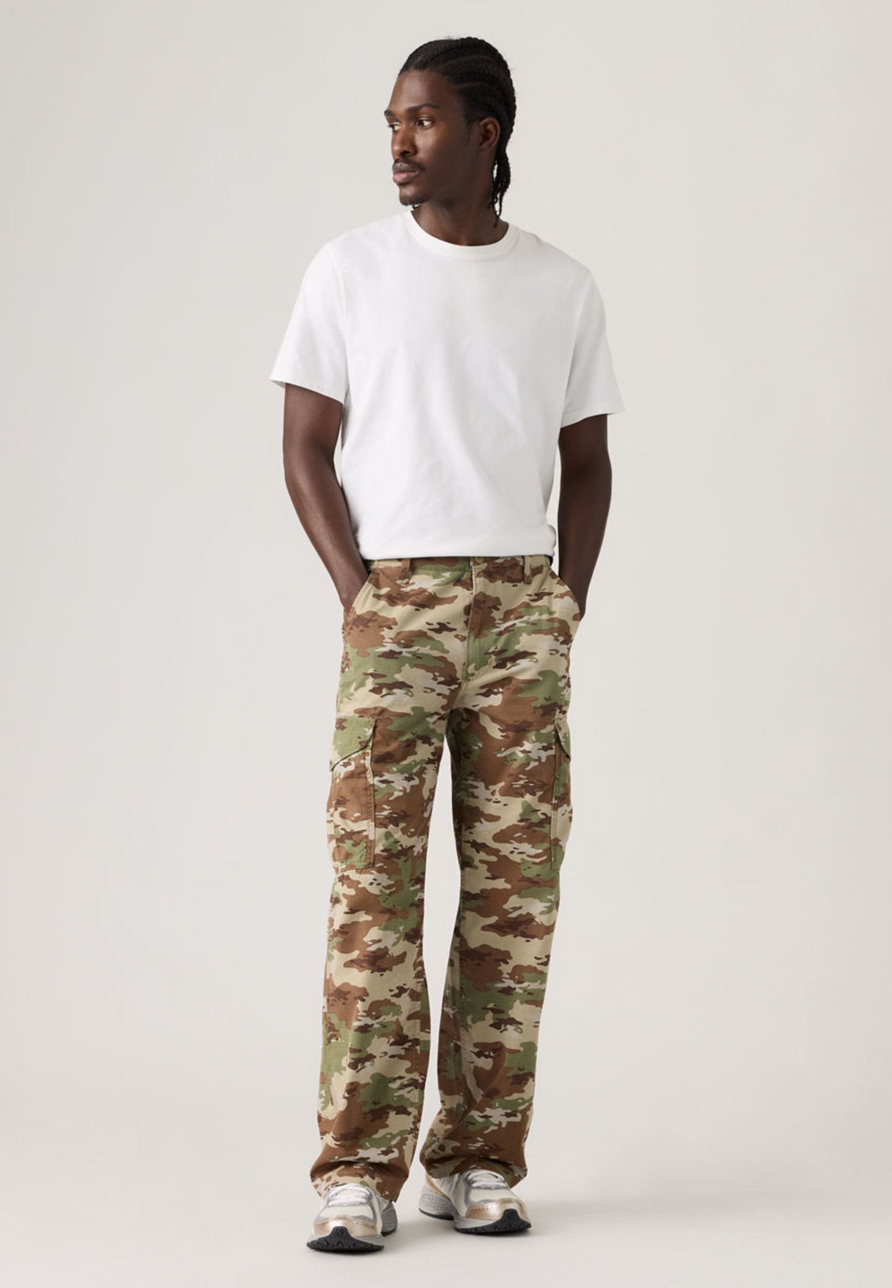 Levi's® XX CARGO BAGGY - Cargo trousers - khaki - Zalando.co.uk