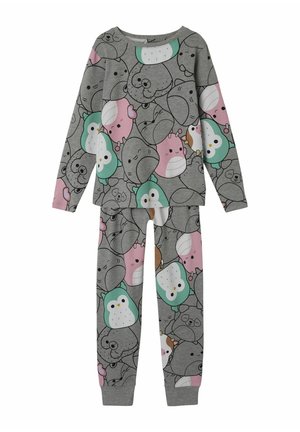 NKFOBIA SQUISH SET - Pidžamas komplekts - grey melange