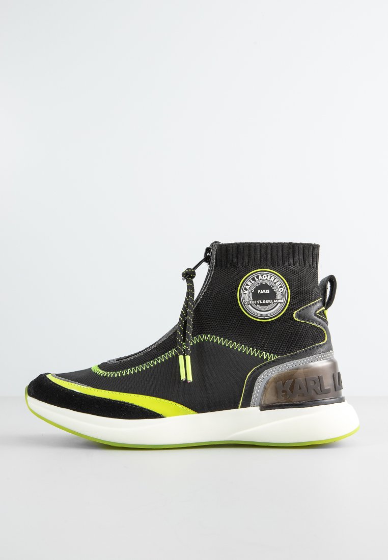 Karl Lagerfeld Jeans Sneakers hoog zwart Karl Lagerfeld Jeans Sneakers hoog zwart