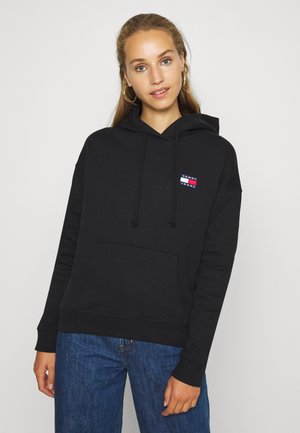 BADGE HOODIE - Sweat à capuche - black