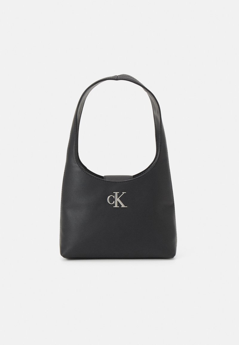 Calvin Klein Jeans MINIMAL MONOGRAM SHOULDER BAG Sac à main black/noir ZALANDO.FR