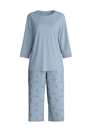 Calida, HOTEL NIGHTS CAPRI-PYJAMA SET - Nachtwäsche Set - dusty grey