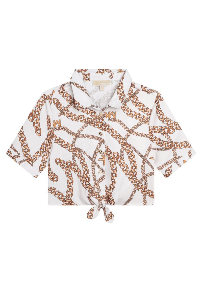 Michael Kors Kids Overhemdblouse wit Michael Kors Kids Overhemdblouse wit
