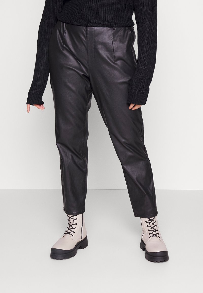 Object Curve OBJBELLE LISA COATED Pantalon classique black/noir
