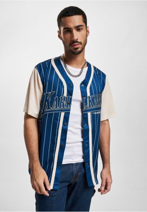 BLOCK BASEBALL - Camisa - navy cream