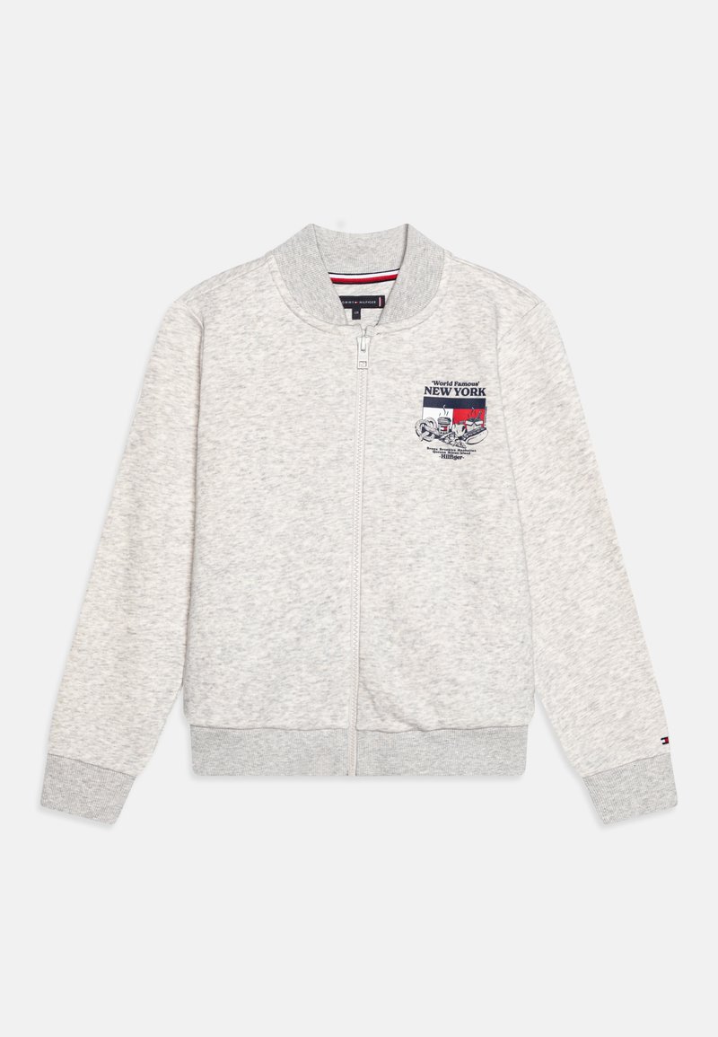 Tommy Hilfiger - FINEST FOOD FULL ZIP  - Cipzáras pulóver - new light grey heather, Nagyítás