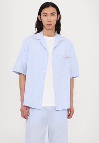 Fiorucci STRIPED LOGO TROUSERS UNISEX - Kelnės - light blue