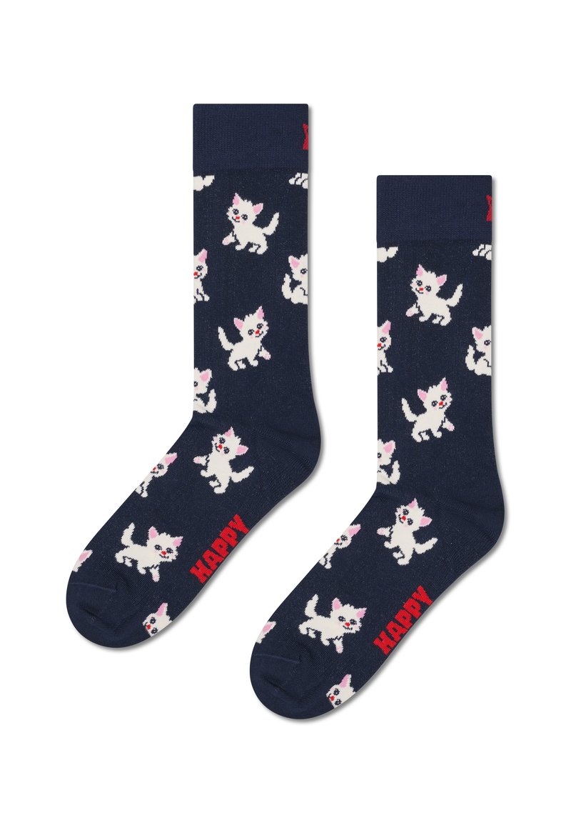 Happy Socks giftbox 3-pack food blauw & zwart