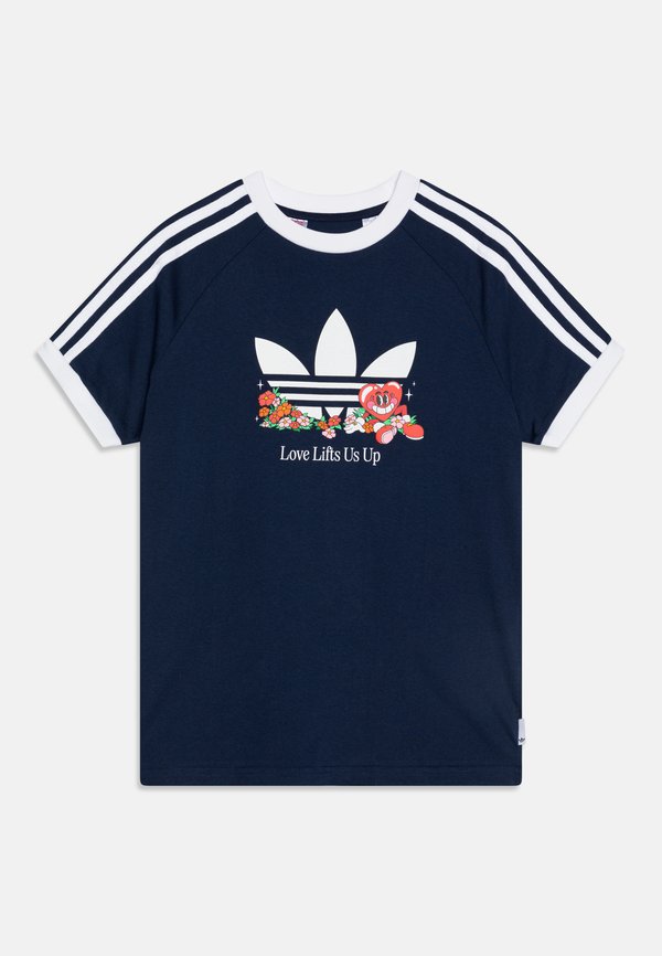 LOOSE TEE JUNIOR UNISEX - Print T-shirt - night indigo