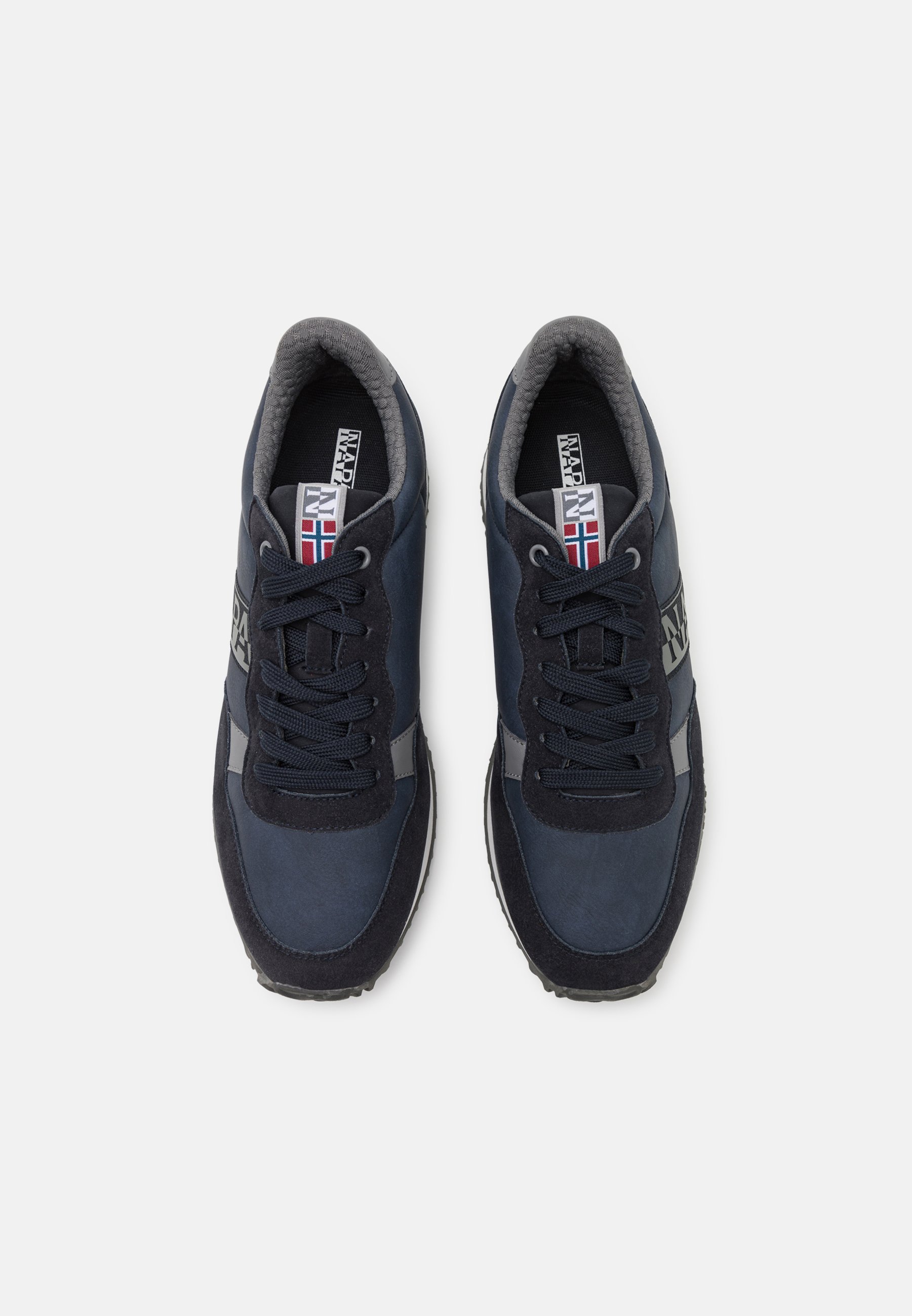 NAPAPIJRI Sneakers Uomo F3STAB01/COS - Scarpe Running Ispirazione Pelle E Poliestere - Colore Verde/Blu - Taglia 8 UK - 5