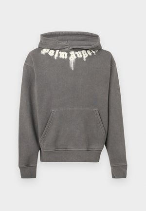 NECK LOGO - Kapucnis pulóver - grey