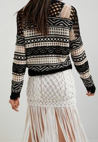 Desigual Stickad tröja - black