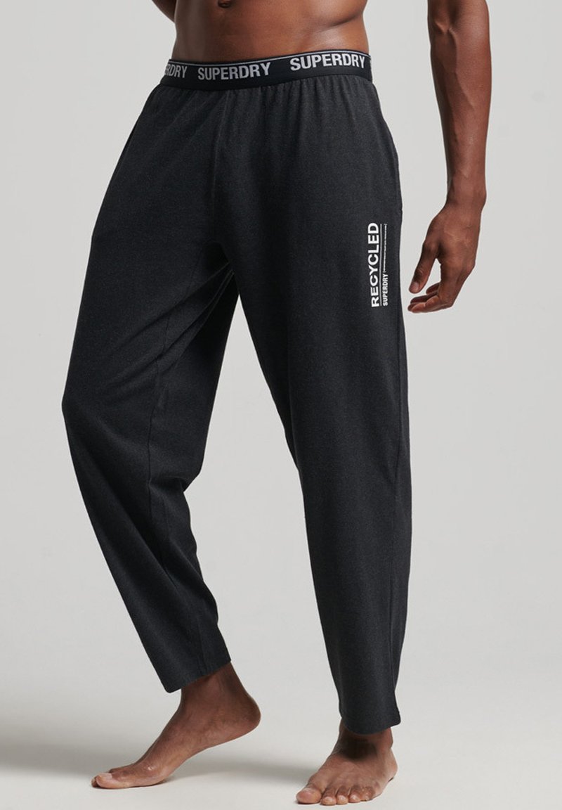Superdry RECYCLED SLEEPWEAR Pyjama bottoms black Zalando.ie
