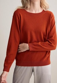 Falconeri Stickad tröja - burnt orange denim